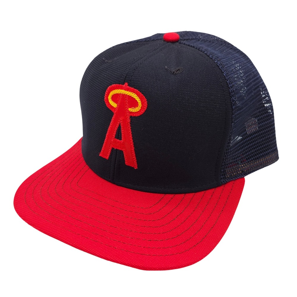 Vintage LA California Angels New Era Pro Model Trucker Hat Snapback‎ MLB Cap USA